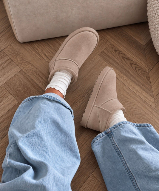 Botines forrados Ciri Beige