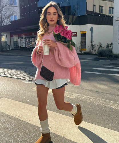 Botas de plataforma forradas Nina Chestnut