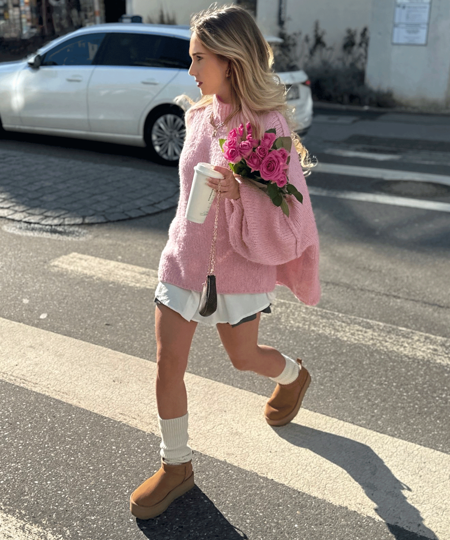 Botas de plataforma forradas Nina Chestnut