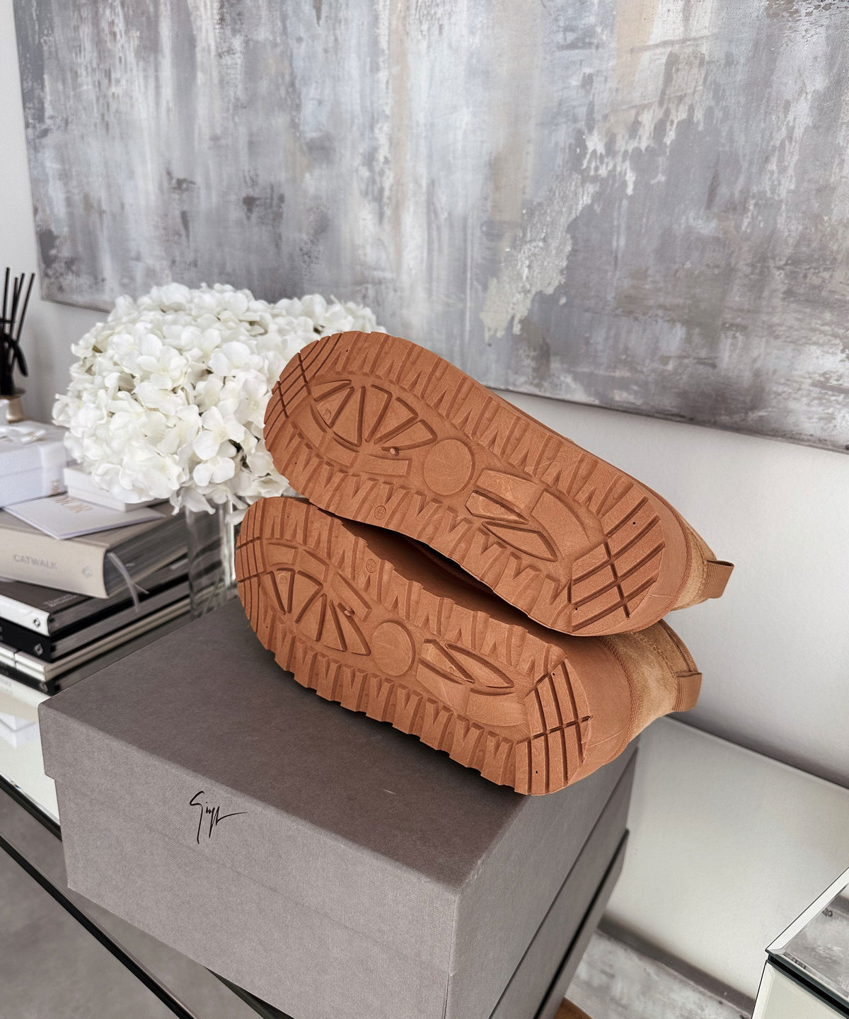 Botas de plataforma forradas Nina Chestnut