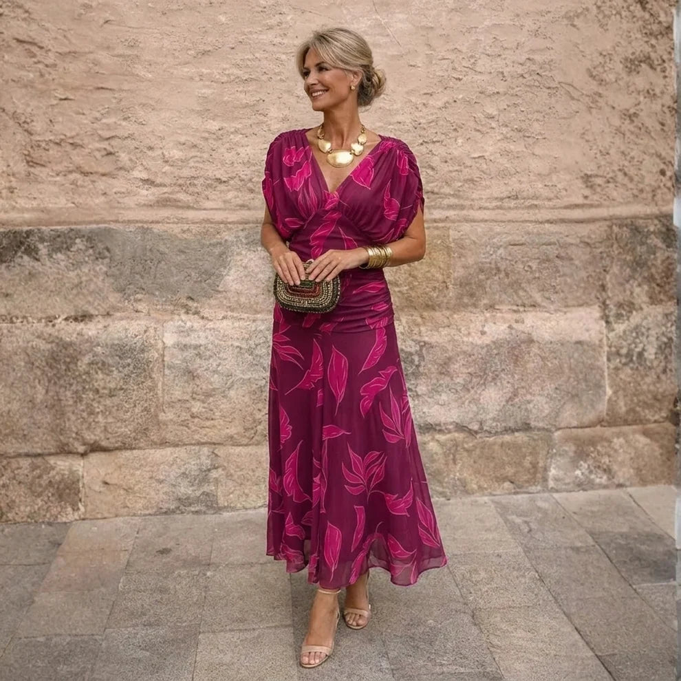 Mikaela | Vestido Maxi de Hombros Descubiertos