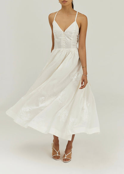 Vestido maxi Sophia Elegance | Vainilla