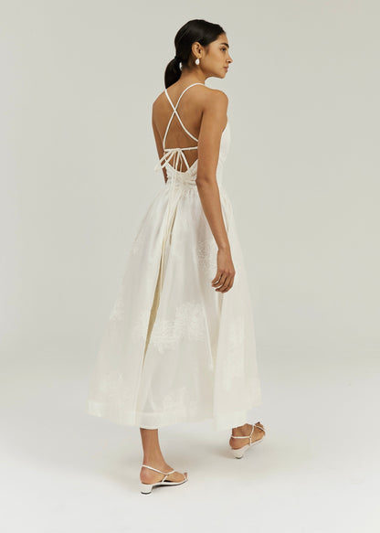 Vestido maxi Sophia Elegance | Vainilla