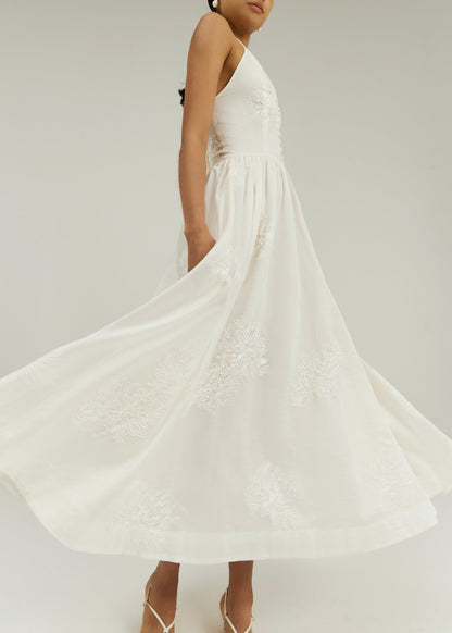 Vestido maxi Sophia Elegance | Vainilla