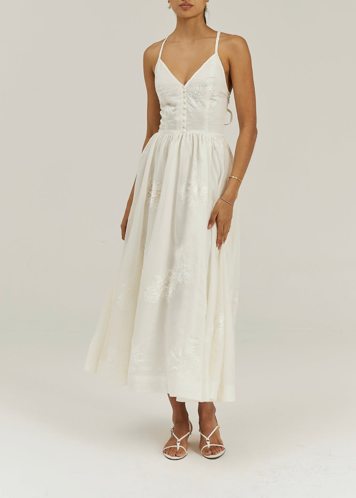 Vestido maxi Sophia Elegance | Vainilla