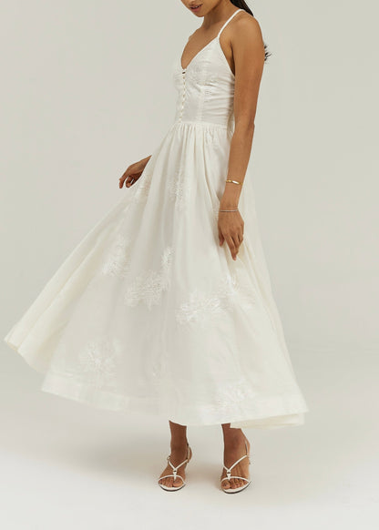 Vestido maxi Sophia Elegance | Vainilla