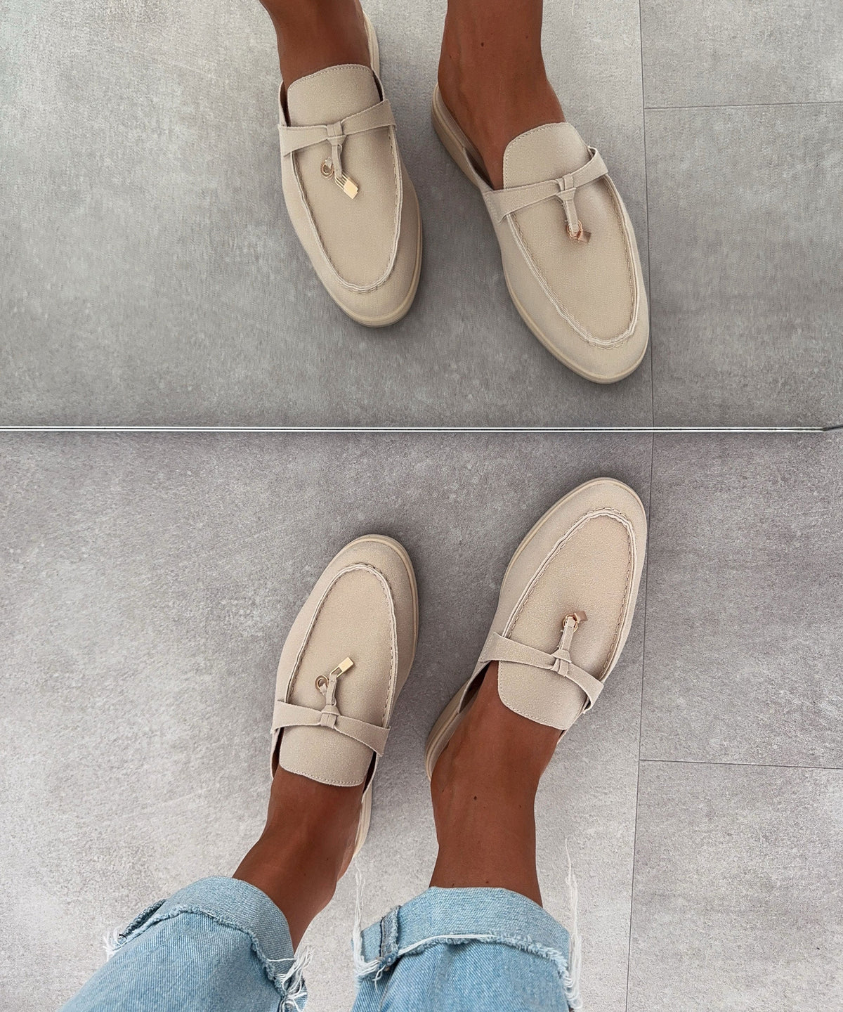 Pantufla Luma Beige