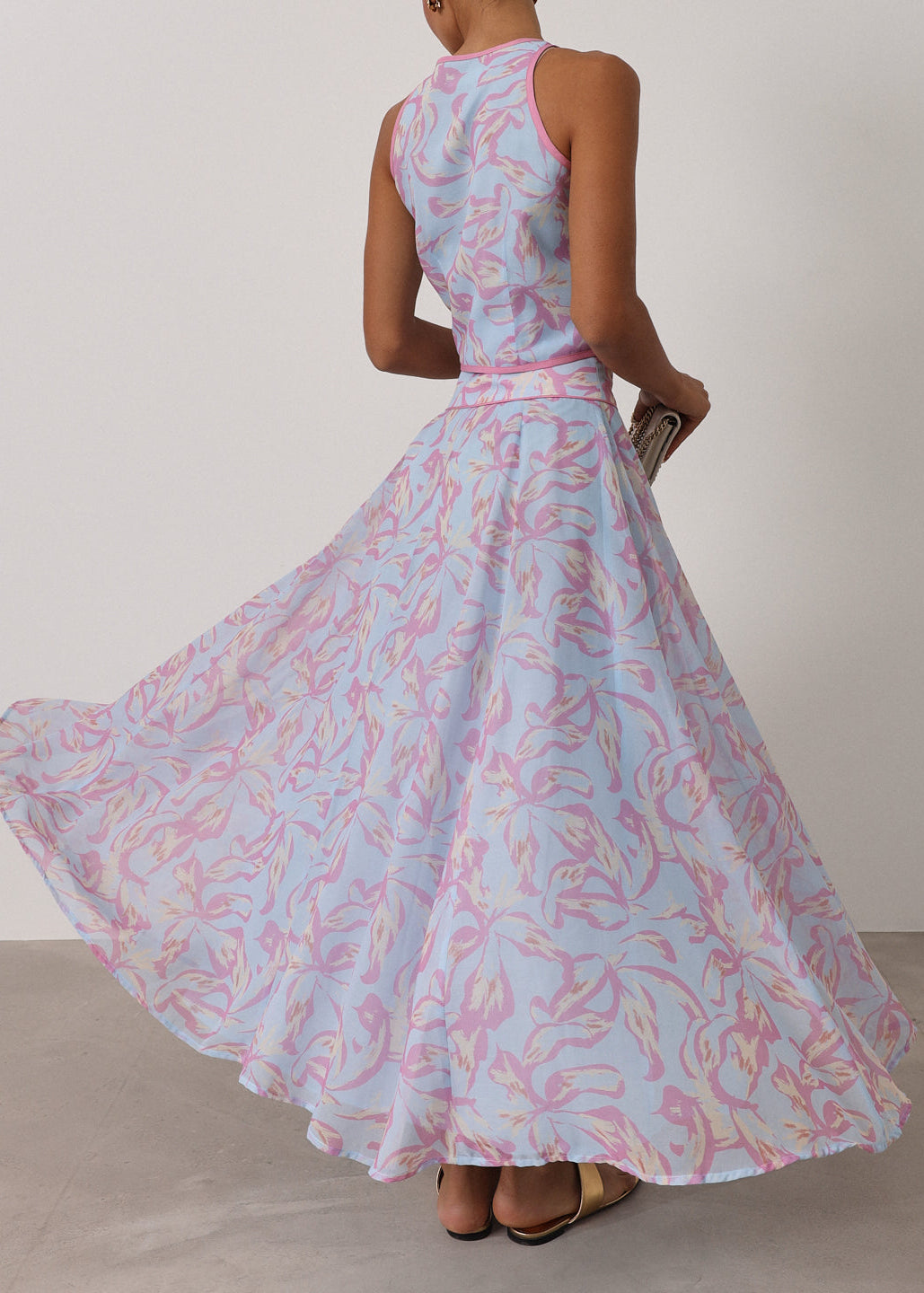 Top Dream estampado Patriza | Mezcla de azul pastel