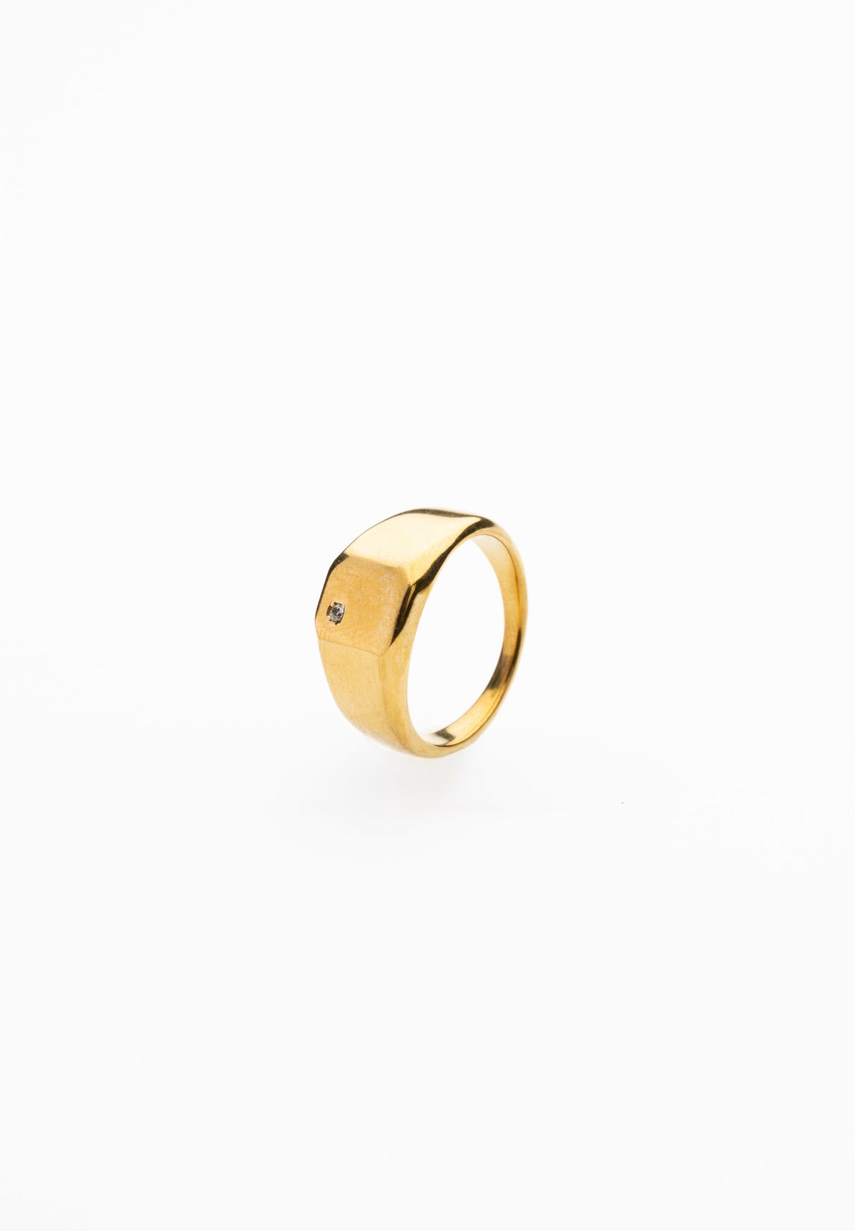 Anillo de circonita personalizable