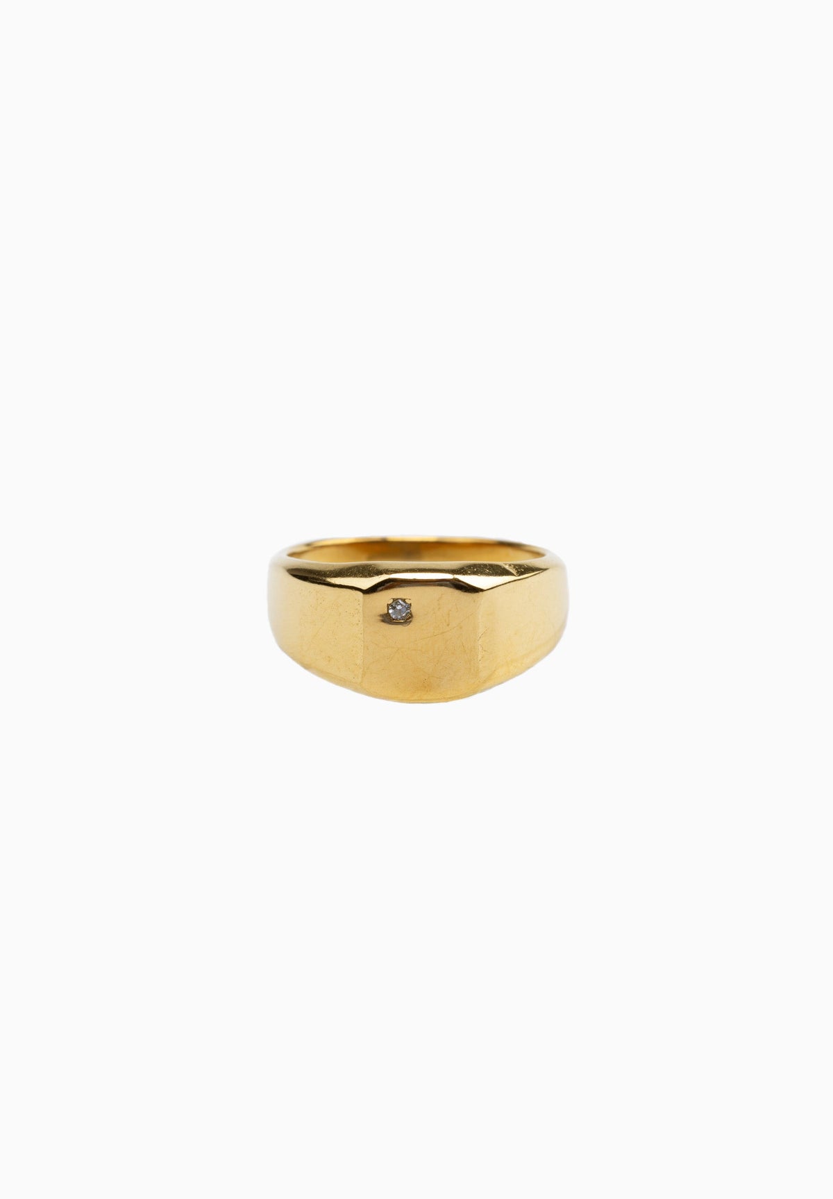 Anillo de circonita personalizable