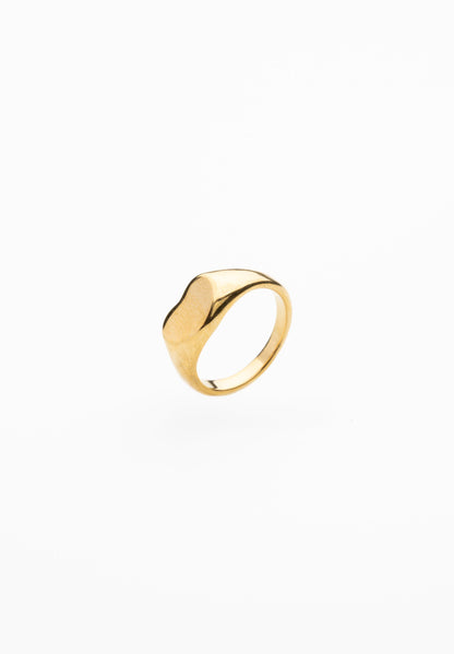 Anillo Mini de Corazón Personalizable