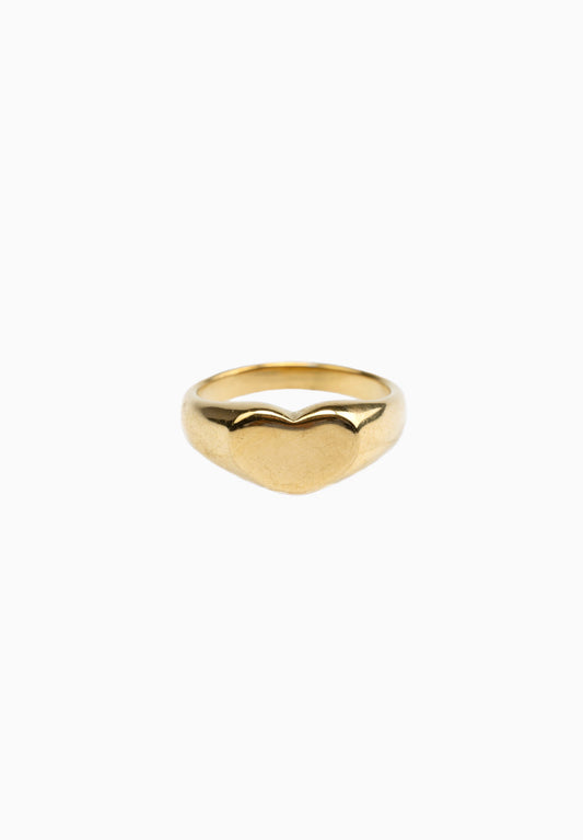 Anillo Mini de Corazón Personalizable