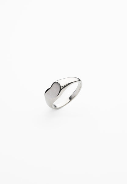 Anillo Mini de Corazón Personalizable
