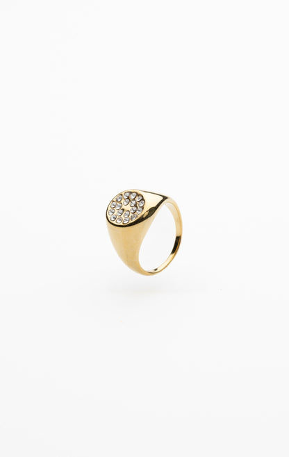 Anillo de sello de circón