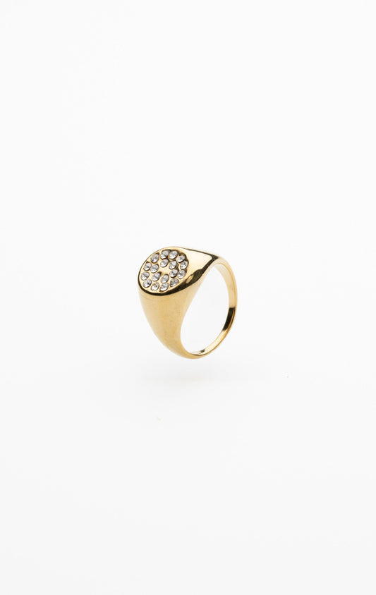 Anillo de sello de circón
