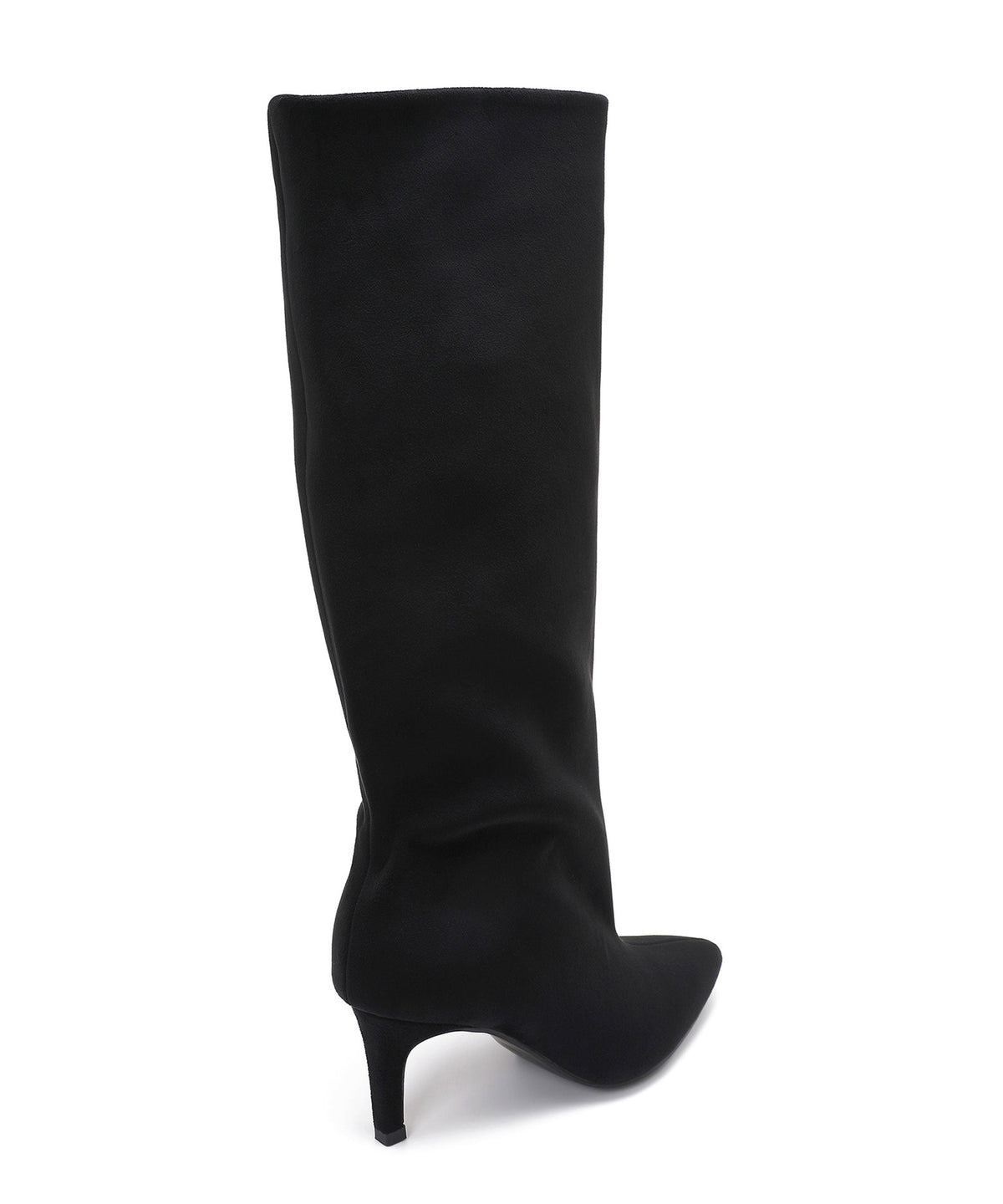 Botas de ante con tacón de aguja Auri negras
