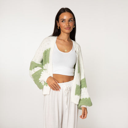 Bold Stripes Oversized Cardigan