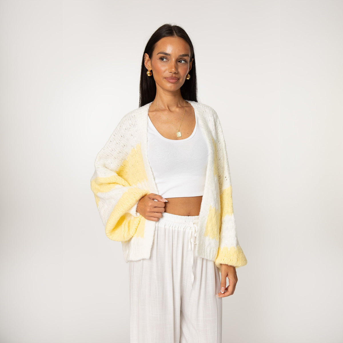 Bold Stripes Oversized Cardigan
