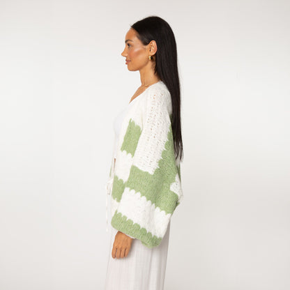 Bold Stripes Oversized Cardigan