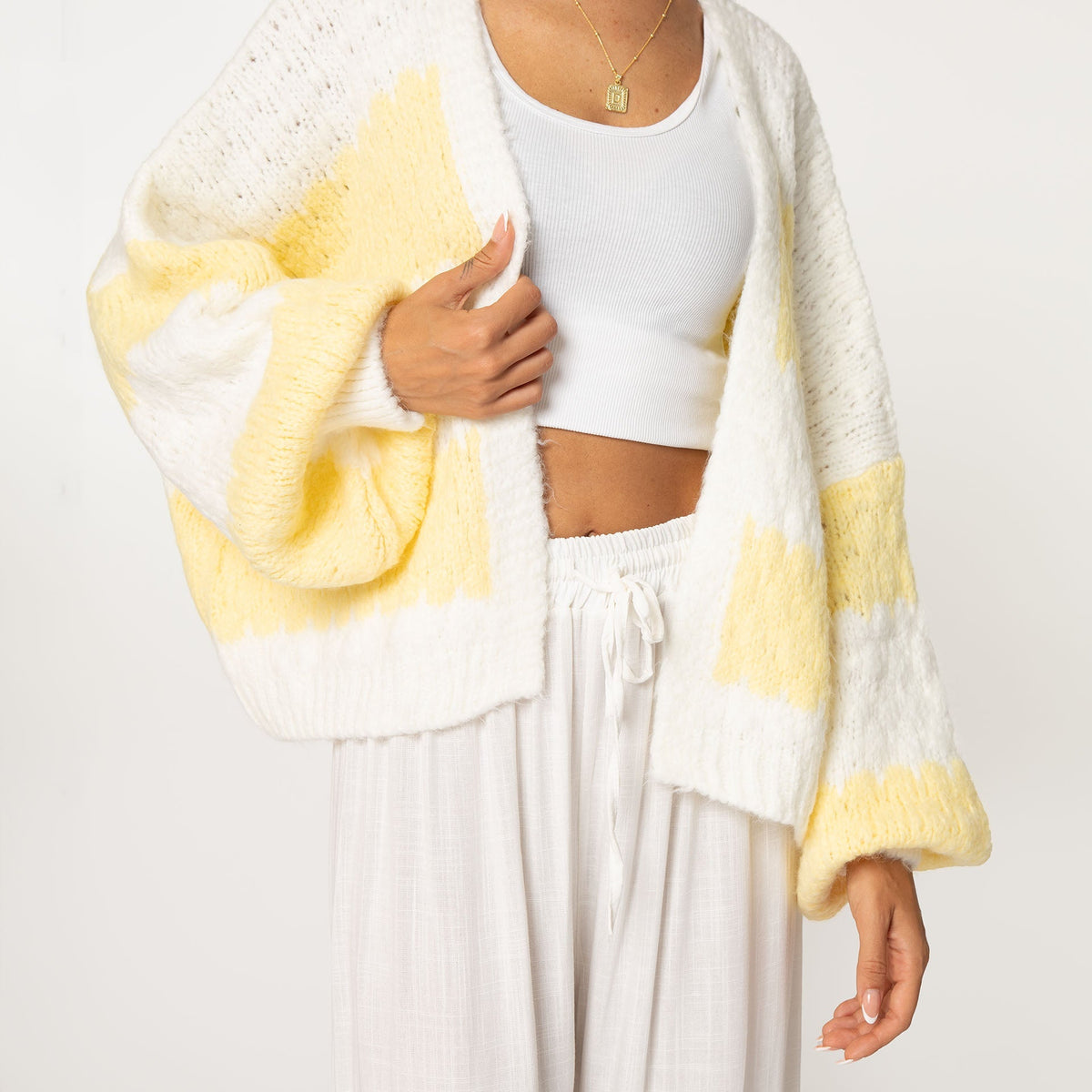 Bold Stripes Oversized Cardigan