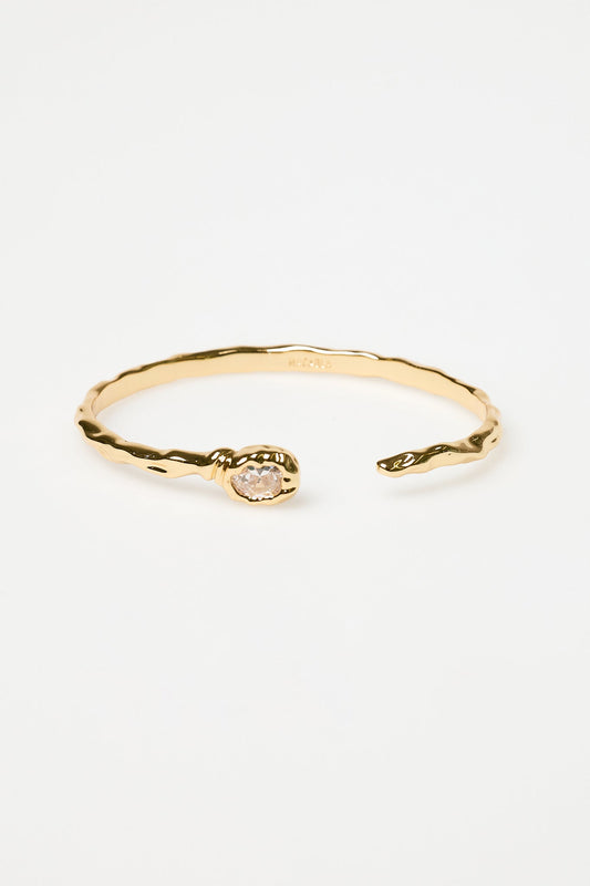 Pulsera de circonitas irregulares