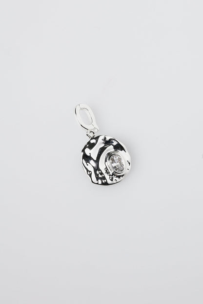 Charm medalla de circonita