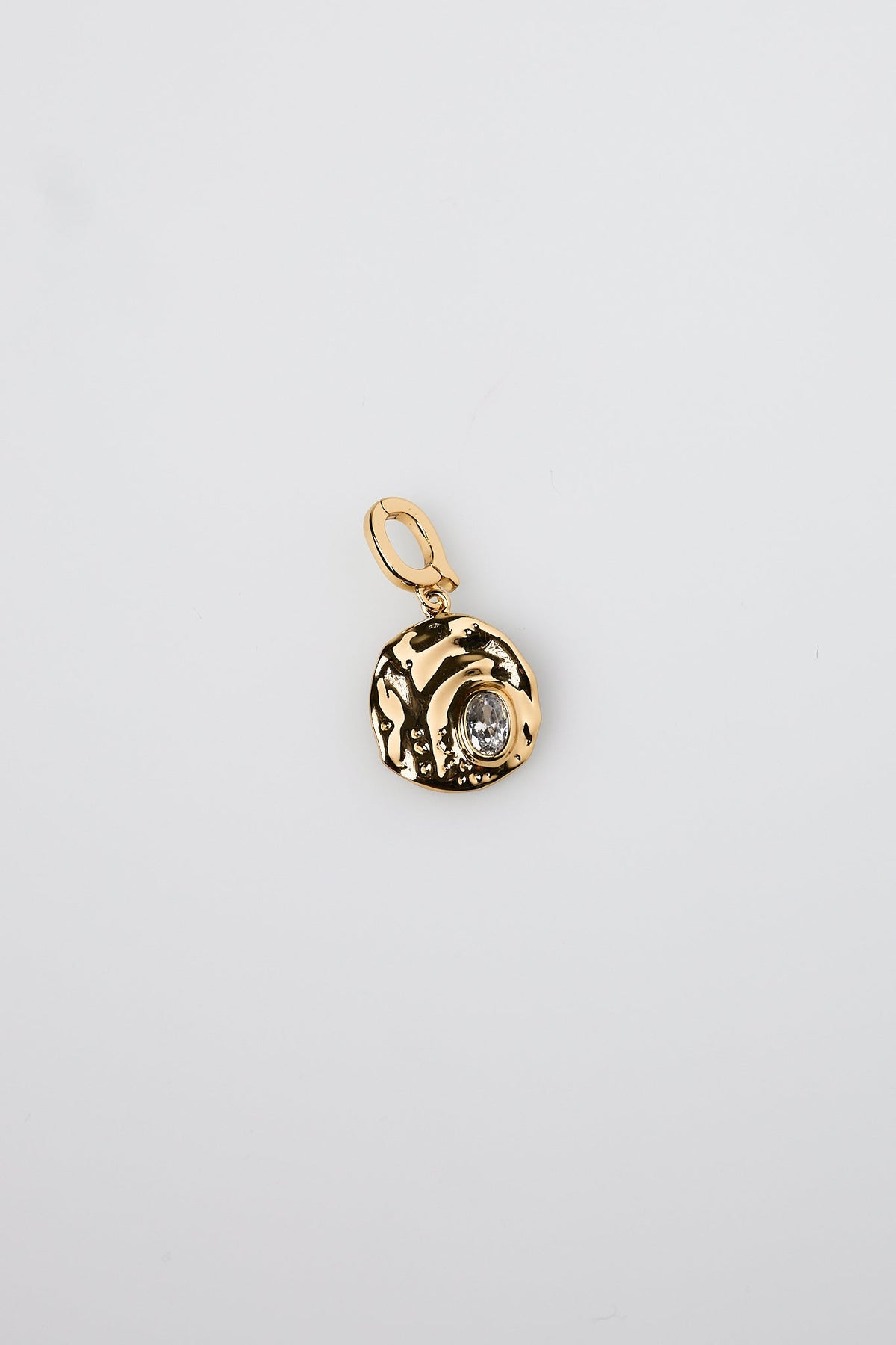 Charm medalla de circonita