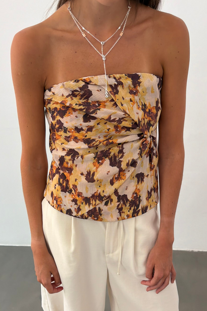 Collar doble de circonitas