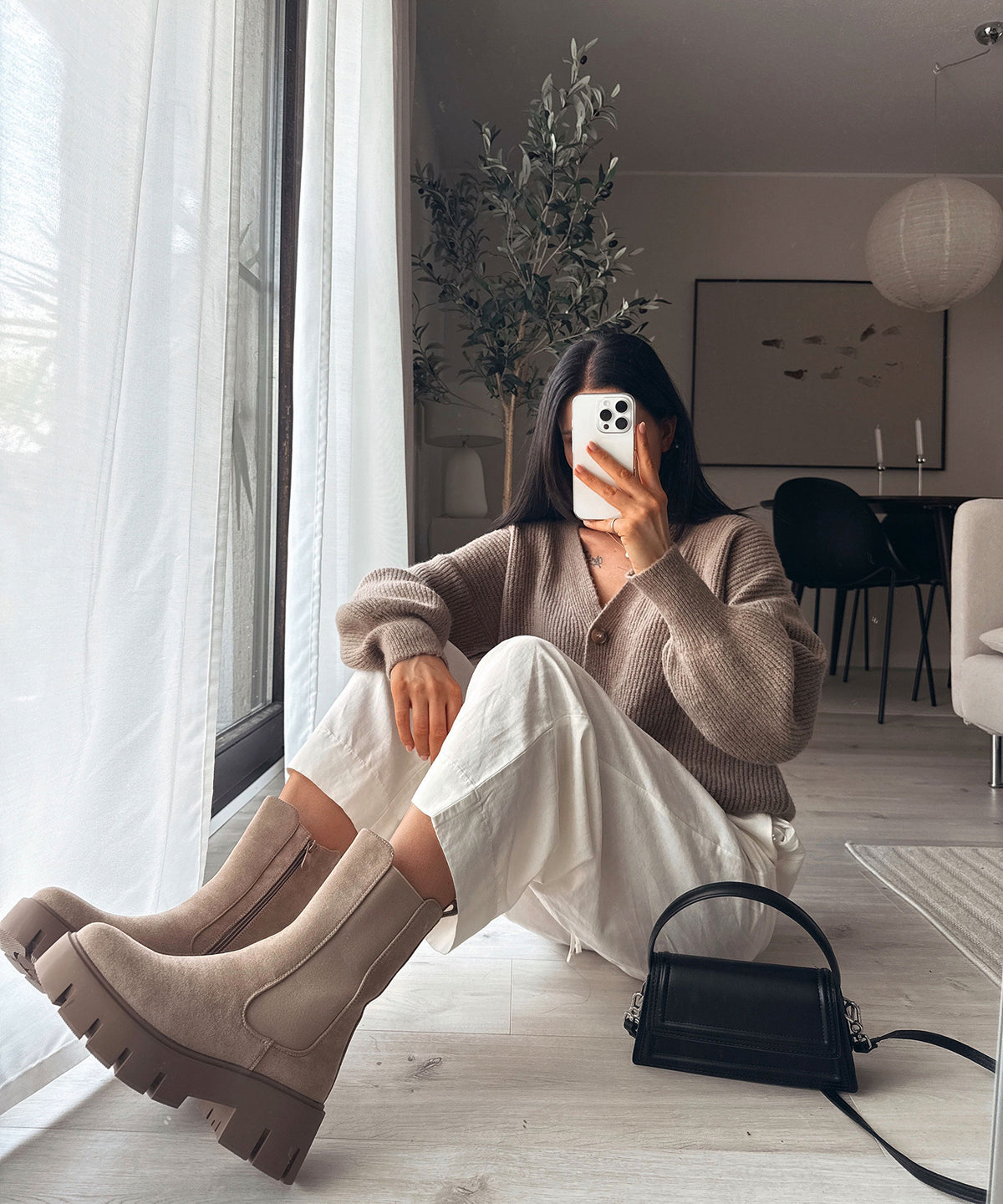 Botas Jeanine Beige
