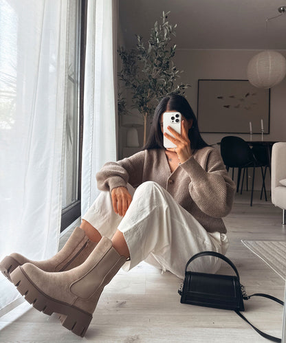 Botas Jeanine Beige