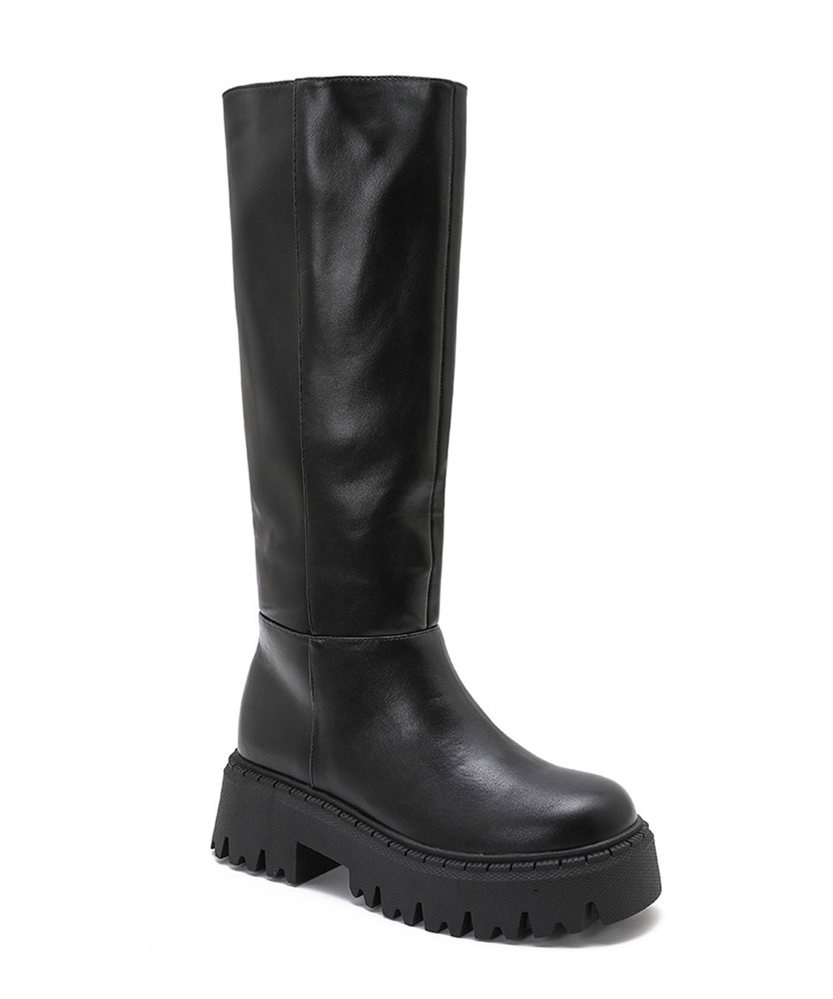 Bota de suela gruesa Elina negra