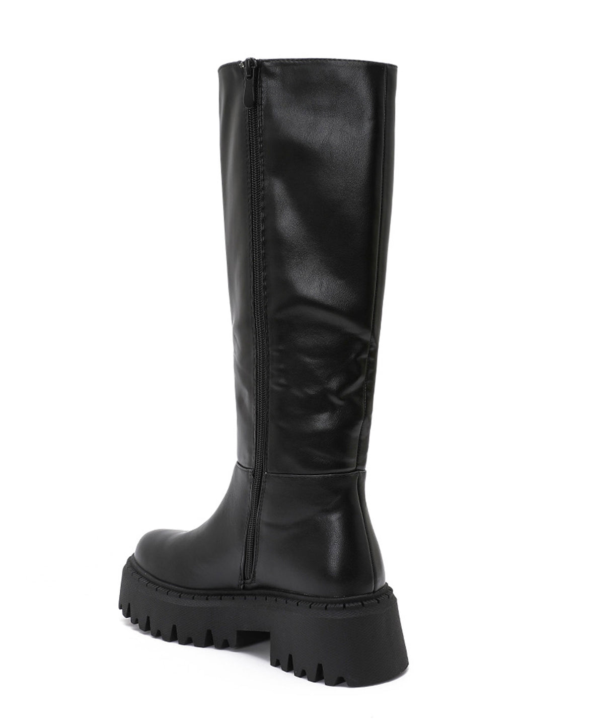 Bota de suela gruesa Elina negra