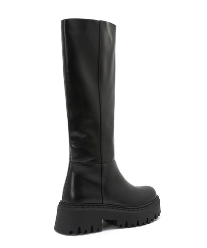 Bota de suela gruesa Elina negra