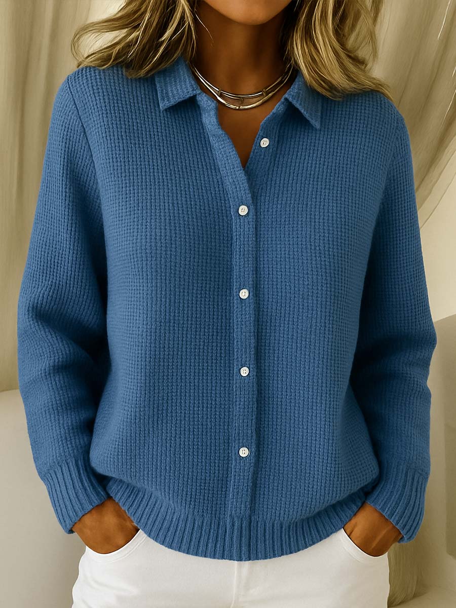 Cardigan Donna in Maglia con Bottoni