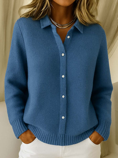 Cardigan Donna in Maglia con Bottoni
