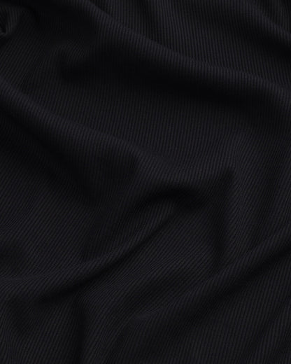 Camiseta de tirantes acanalada para mujer - Negra