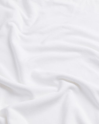 Top de manga larga con cuello barco para usar como capa base - Blanco