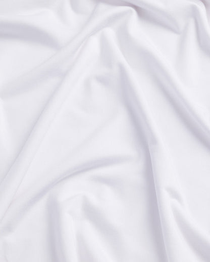 Camiseta de primera capa para mujer con cuello en V - Blanca