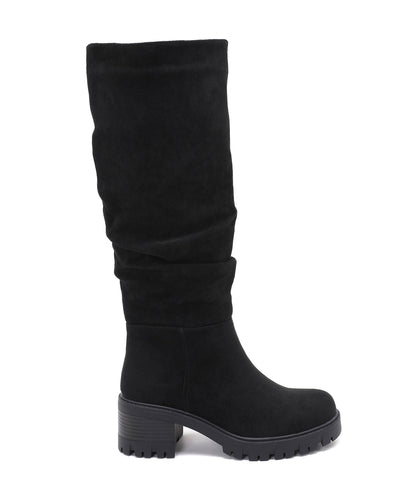 Botas de ante Fawn negras
