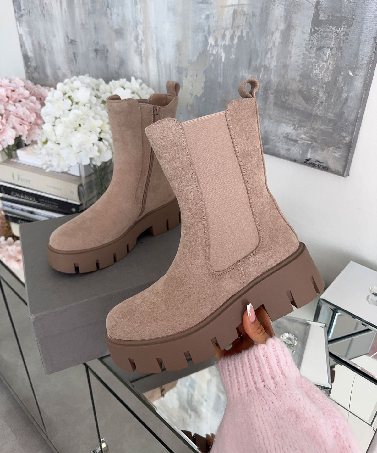 Botas Jeanine Beige