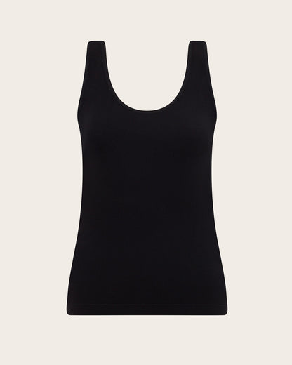 Camiseta sin mangas de capa base - Negra