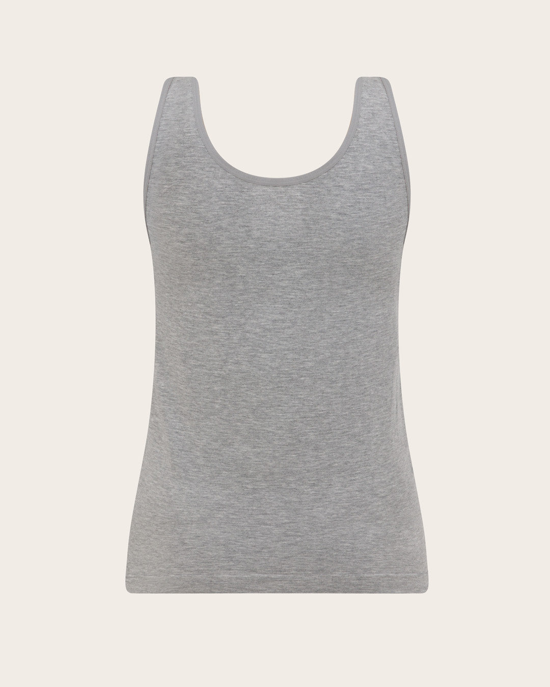 Camiseta de tirantes de capa base - Gris claro jaspeado