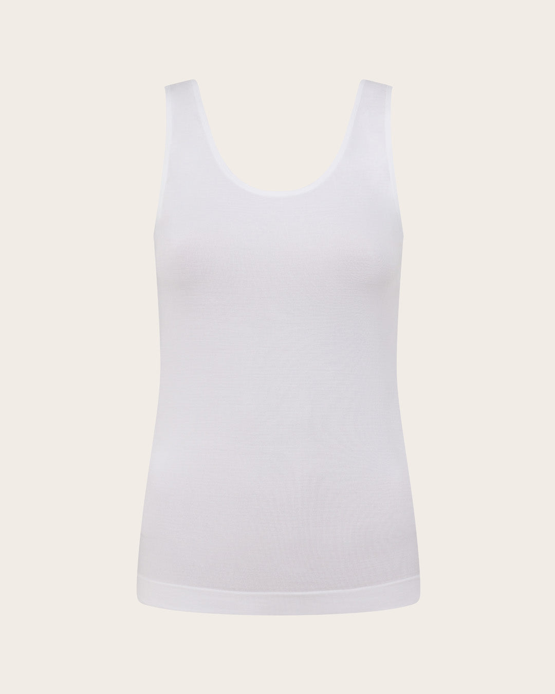 Camiseta de tirantes de primera capa - Blanca