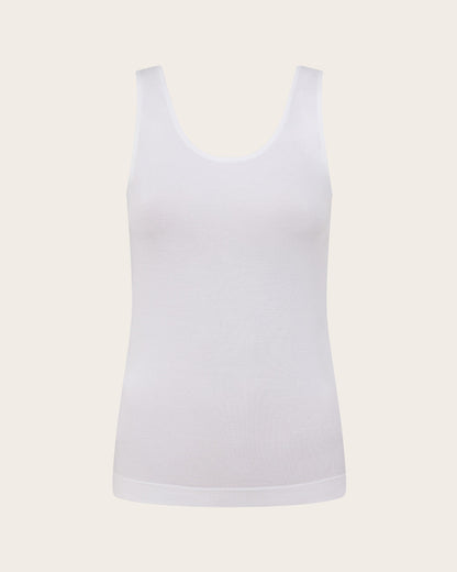 Camiseta de tirantes de primera capa - Blanca