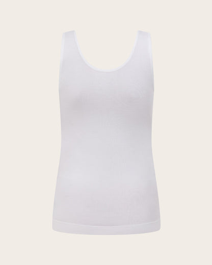 Camiseta de tirantes de primera capa - Blanca