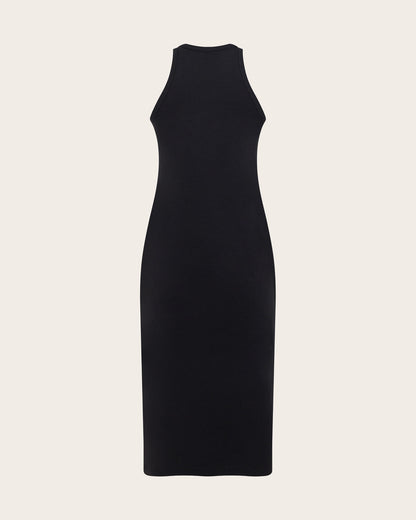 Vestido con espalda deportiva - Negro