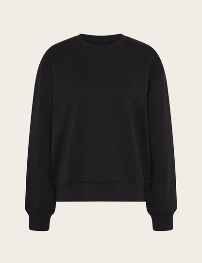 Suéter de cuello redondo para mujer - Negro