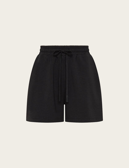 Pantalones cortos deportivos para mujer de 3" - Negro