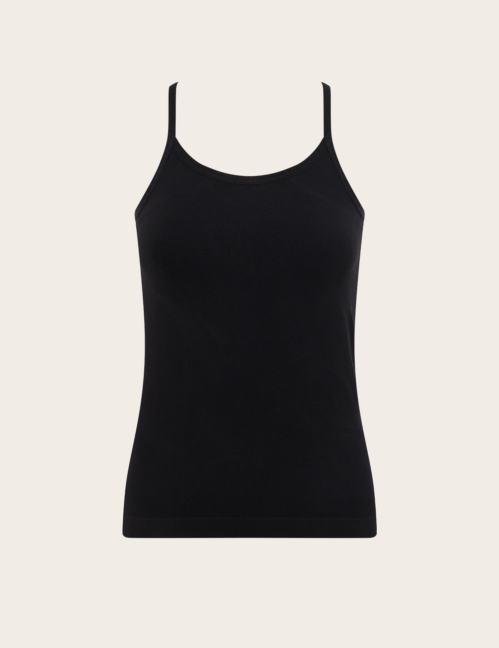 Camiseta de tirantes deportivos de capa base - Negro