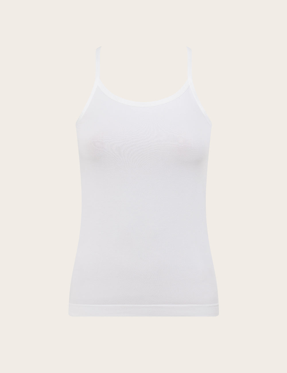 Camiseta de tirantes de capa base con espalda nadadora - Blanco